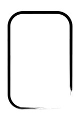 rectangle brush frame
