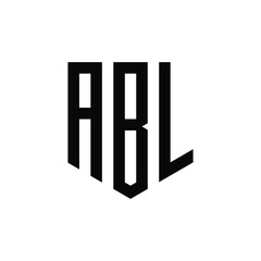 abstract letter abl logo design. initials abl logo