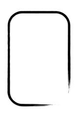 rectangle brush frame
