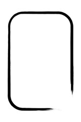 rectangle brush frame
