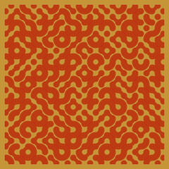 Color truchet tiling connections illustration