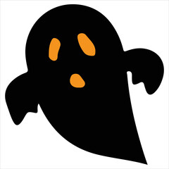 Halloween theme icon. Flat graphic design. Symbol on white background. Vector illustration. EPS10.