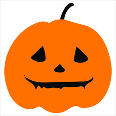 Halloween theme icon. Flat graphic design. Symbol on white background. Vector illustration. EPS10.