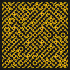 Color truchet tiling connections illustration