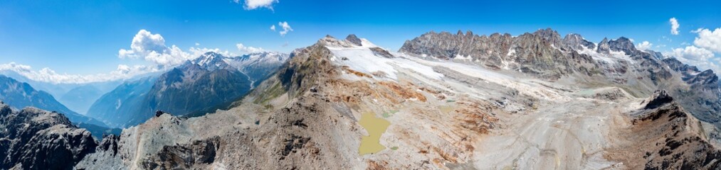 Panoramic Aerial View The Bernina