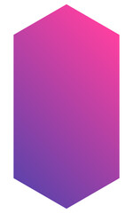 long hexagon background
