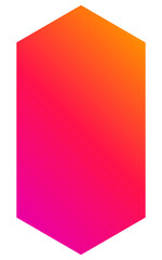 long hexagon background
