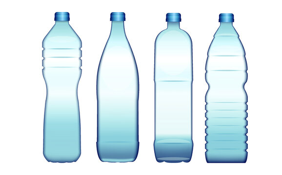 Bottle of water. Vector illustration.