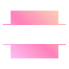 gradient square monogram split
