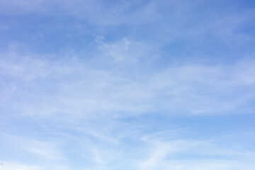 beautiful Blue sky with white clouds