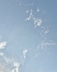 blue sky with clouds