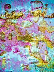 Abstract Liquid paint in motion with marble details for art creatives