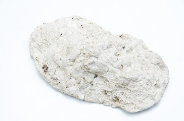 limestone over white background