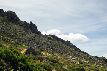 Fototapeta premium Mountain landscape Sierra de Guadarrama, Madrid