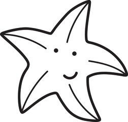 Cute star fish