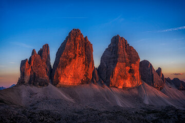 sunrise over the grand canyon,Tre come on Italy 