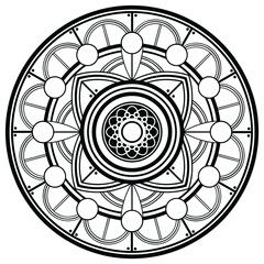 mandala spiritual symbol motif
