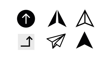 Send plane message symbol for web design, chat, email isolated on white background. Arrow icon. Travel sign. Digital communication. Message icon. Vector 10 eps