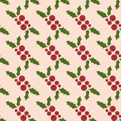 Seamless Christmas pattern. Christmas. Vector pattern.