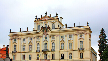 Fototapeta na wymiar Old Royal Palace in Prague, Czech Republic