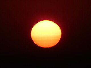 orange sun