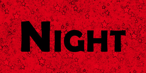 Napis Night © Hanna