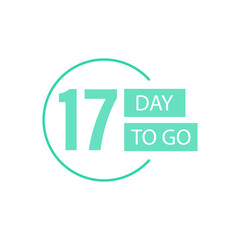 Days Left Badges and Stickers. Number of days left. Countdown left days banner. Count down vector banner template