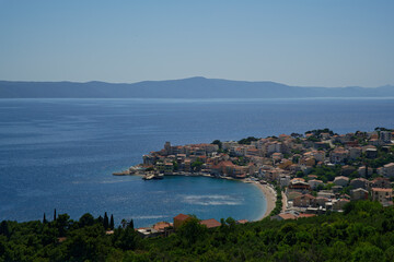 Fototapeta na wymiar La côte adriatique en Croatie