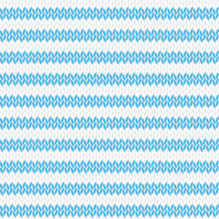 Striped knitted background, blue and white seamless pattern	
