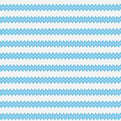 Striped knitted background, blue and white seamless pattern	