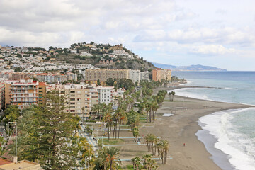 Obraz premium Almunecar town from the castle 