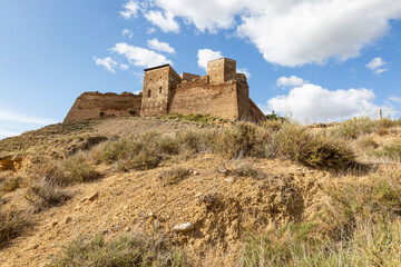 The Castle of the Knights Templar of Monz&oacute;n, Cinca Medio, province of Huesca, Aragon, Spain