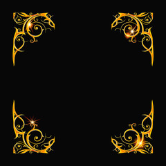 Gold fantasy corners © paprika