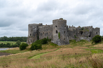 Fototapeta na wymiar Carew castle, Wales