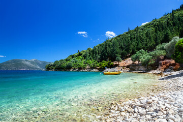 Coast of Kefalonia island