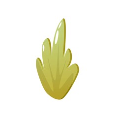 Autumn leaf cartoon, great design for any purposes. Plant floral design. Vector isolated icon. Isolated vector illustration.