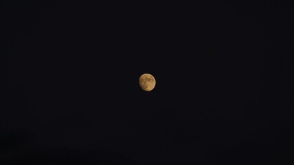 Moon in the night sky 夜空の月