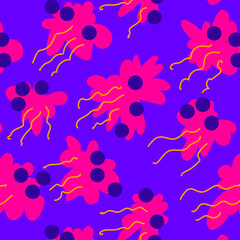 Seamless pattern. Blots. Abstract pattern. Universal vector texture for print and design.