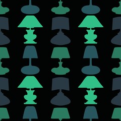 Seamless desk lamp cartoon simple pattern for clothes print and wrapping paper and shops and kids and accessories