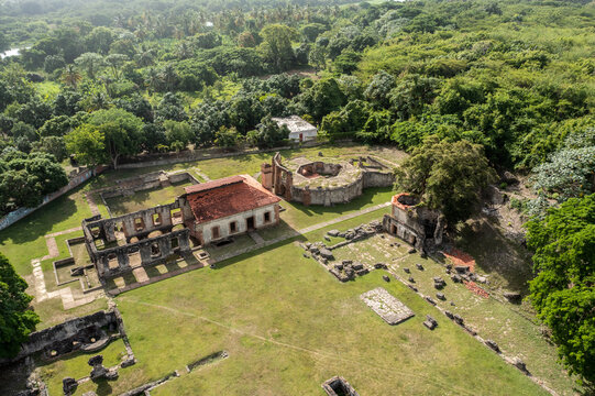 Ruinas del Ingenio Boca de Nigua, San Cristobal, Republica Dominicana.