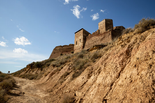 The castle of the knights Templar of Monz&oacute;n, Cinca Medio, province of Huesca, Aragon, Spain