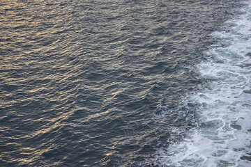 Sunset over the Pacific Ocean