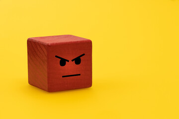 Anger and frustration, Creative concept, Outbursts of anger, therapy helping to deal with negative...