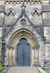 Side entrance,  St Mary's Episcopal Cathedral, Edinburgh, Scotland