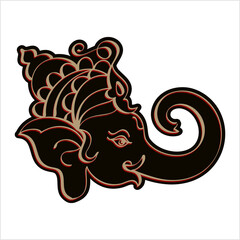 Ganesha Pen Ink Style M_2207002