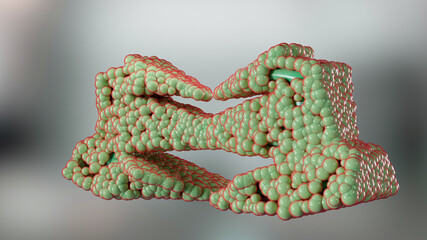 Alogliptin diabetes drug molecule. dipeptidyl peptidase 4 (DPP-4) or gliptin class of antidiabetic medicines. anti-diabetic drug in the DPP-4 inhibitor class, 3d render