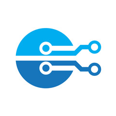 Technology logo images illustration