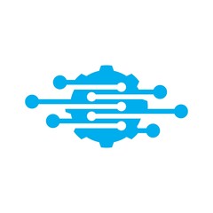 Technology logo images illustration