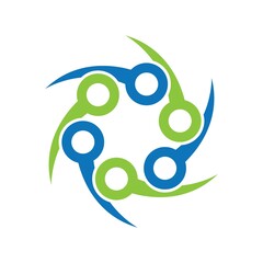 Technology logo images illustration