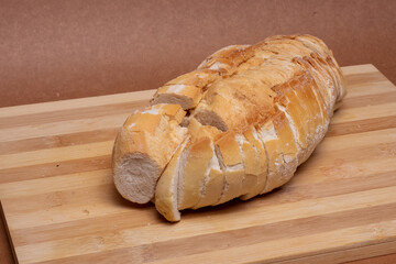 bread on a wooden board